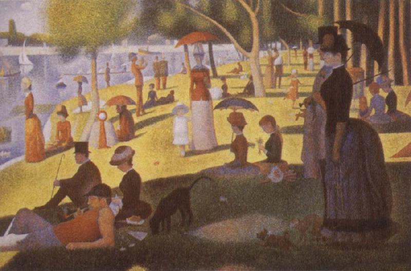 Georges Seurat Sunday Afternoon on La Grande Jatte France oil painting art